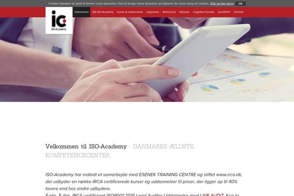 iso-academy.dk site used Number-one