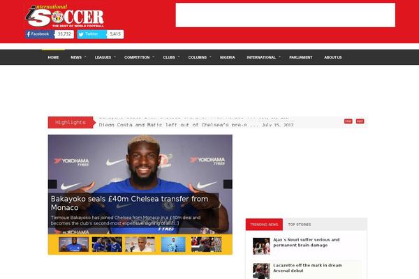 isoccerng.com site used Isoccer