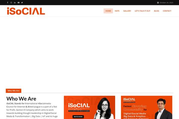 Herald theme site design template sample
