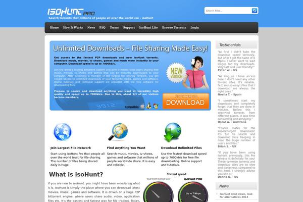 WordPress website example screenshot
