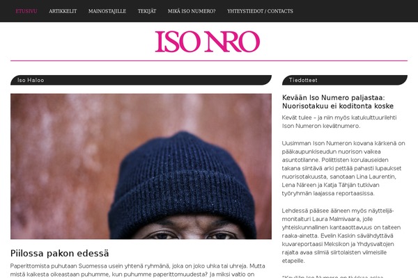 isonumero.fi site used Magazine-pro-isonumero
