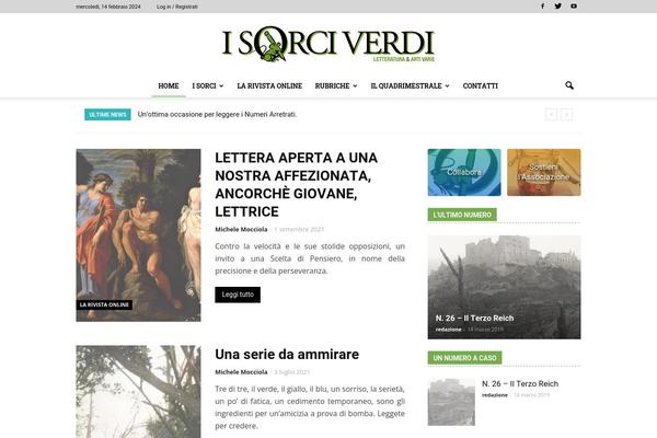 isorciverdi.eu site used Newspaper-child1