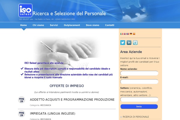 WordPress website example screenshot