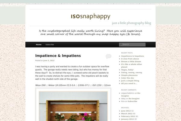 Twenty Eleven theme site design template sample