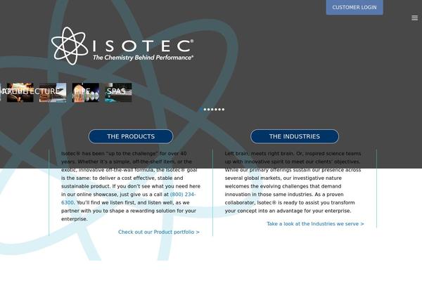 isotecintl.com site used Isotec2019