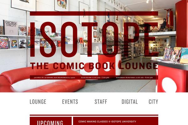isotopecomics.com site used Isotope