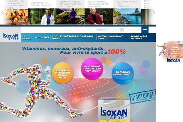 Site using Isoxan plugin
