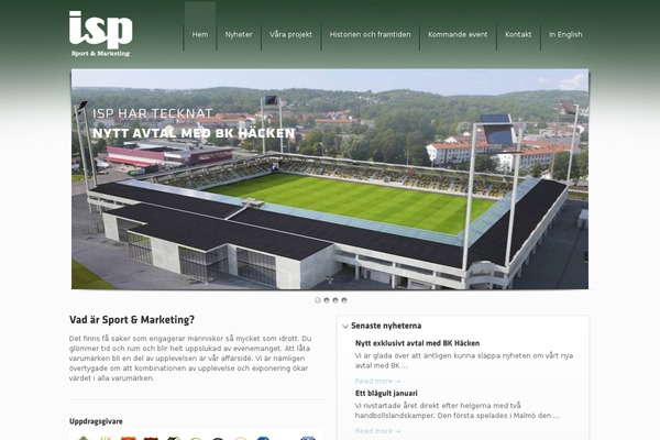isp-sportmarketing.se site used Isp