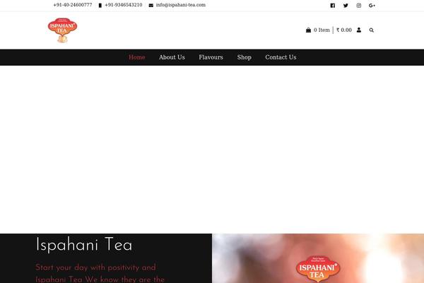 ispahani-tea.com site used Triss
