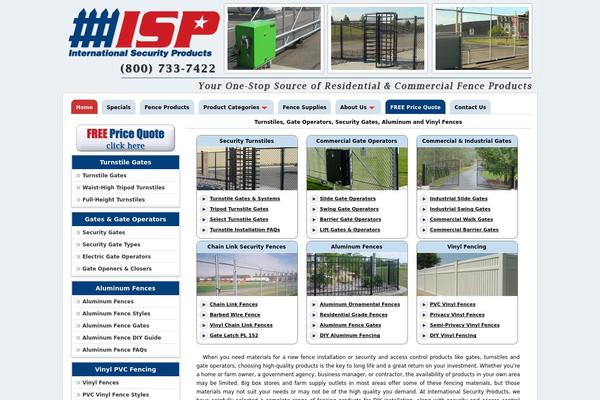 ispfence.com site used Fence