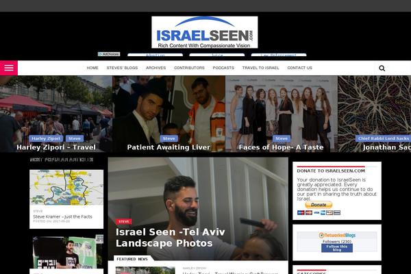 israelseen.com site used Flex Mag