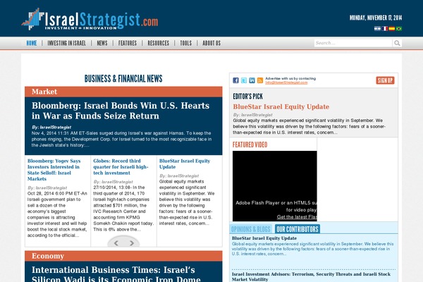israelstrategist.com site used Bignews