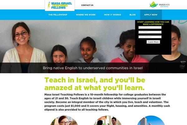 israelteachingfellows.org site used Masa-itf