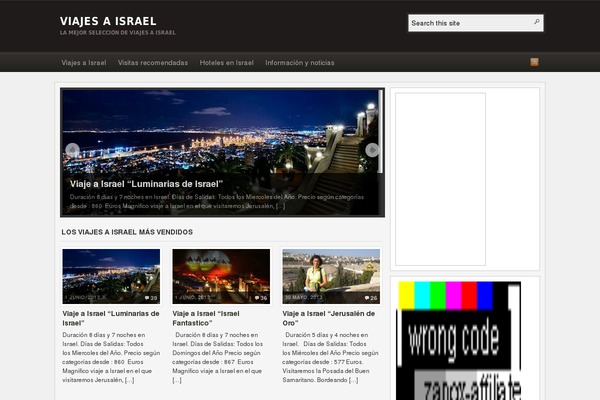 WordPress website example screenshot