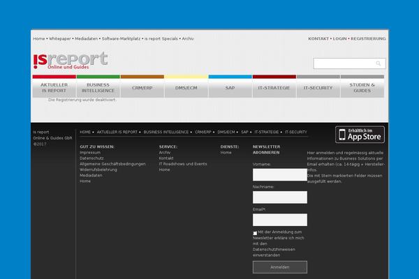 isreport.de site used Theme45013