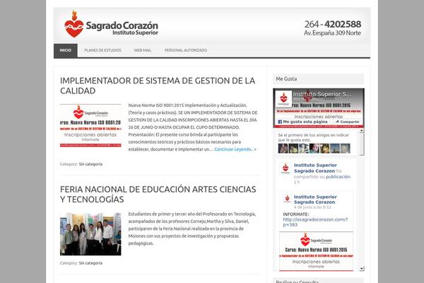 WordPress website example screenshot