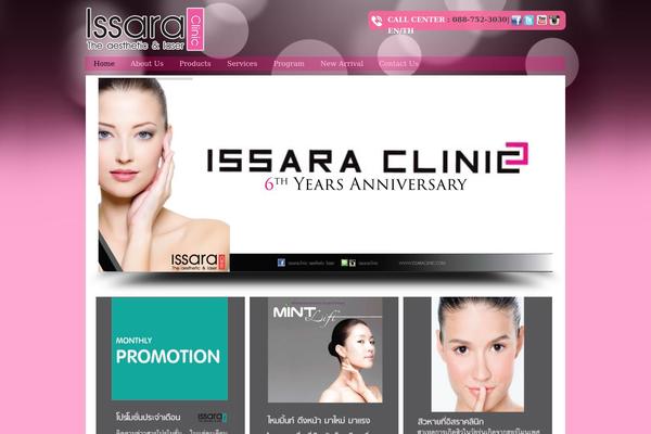 issaraclinic.com site used Beauty Salon