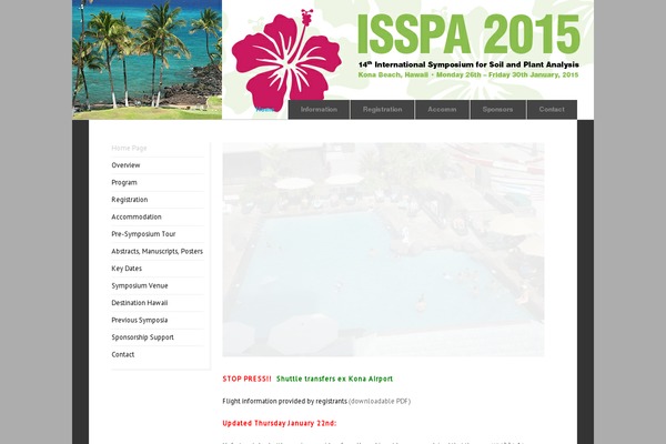 isspa2015.com site used Presence