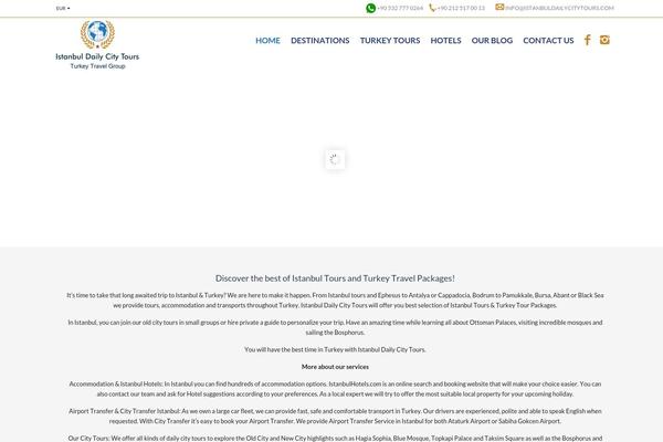 Travelo-child theme site design template sample