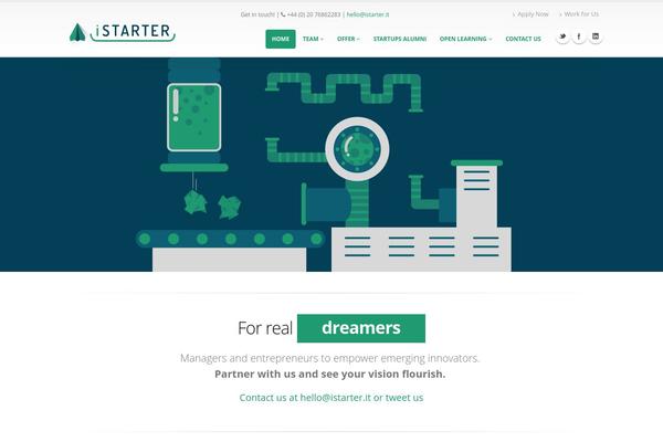 istarter.it site used Istarter