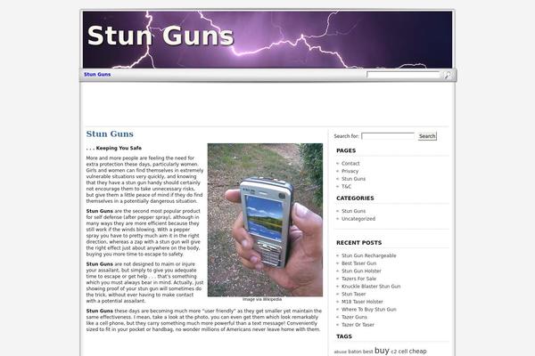 WordPress website example screenshot