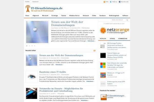 WordPress website example screenshot