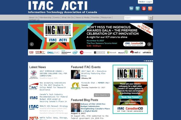 Itac theme websites examples