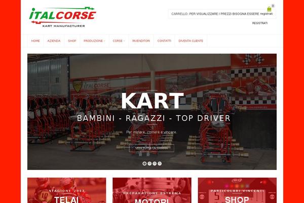 italcorse.eu site used Karting
