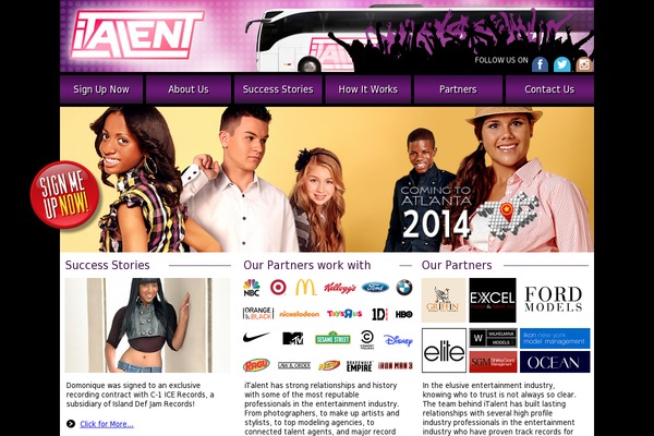 italent.com site used Italent