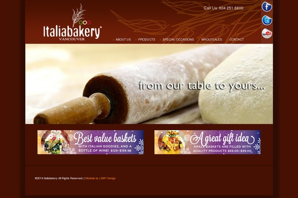 italiabakery.ca site used Italiabakery