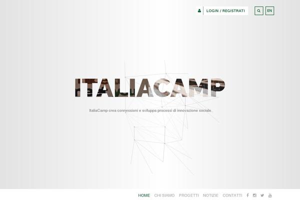 italiacamp.com site used Italiacamp