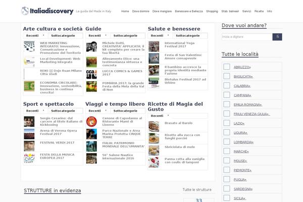 Directorys theme site design template sample