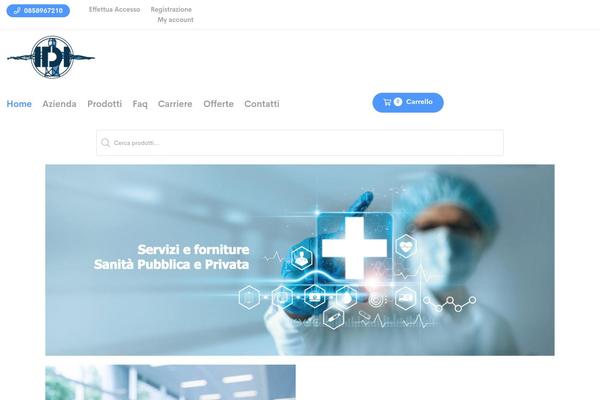 Medibazar theme site design template sample