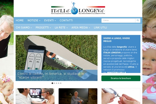 italiaLongeva theme websites examples
