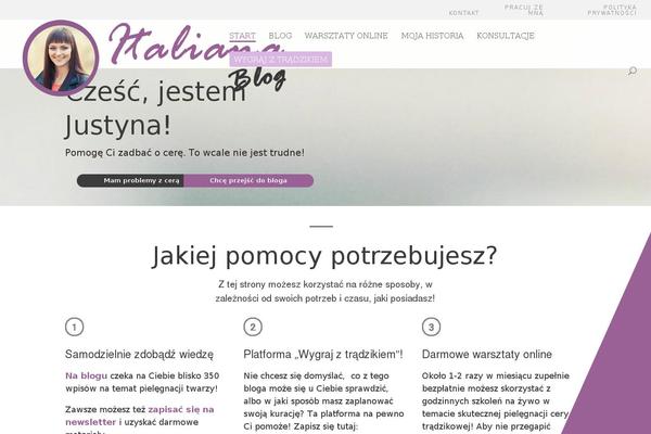 italianablog.pl site used Popularis