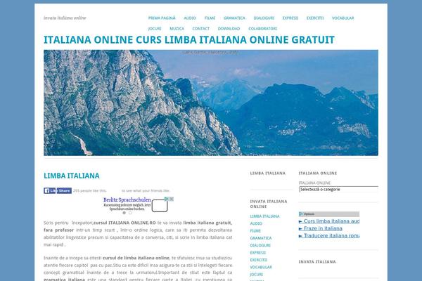 Academica theme site design template sample