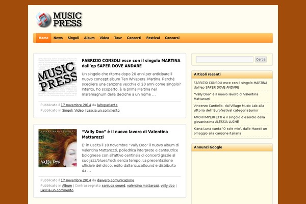 italianissima.org site used Ttpress