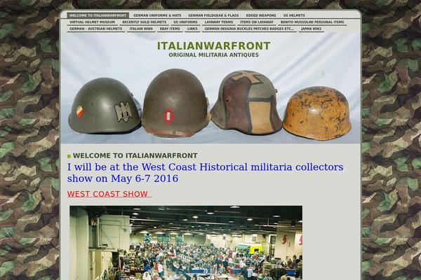 italianwarfront.com site used Warfront
