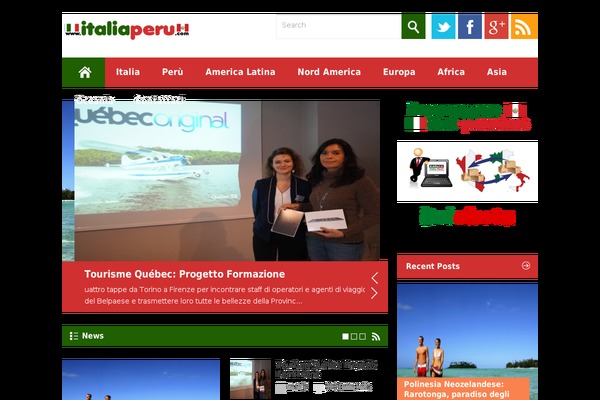italiaperu.com site used Newspaper
