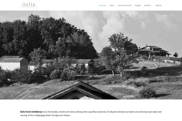 Divi theme site design template sample