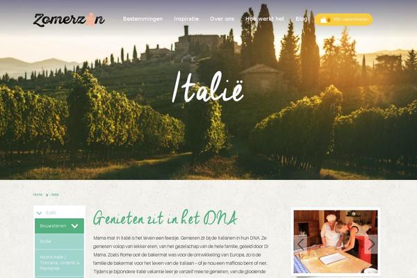 italieonline.nl site used Rickshaw