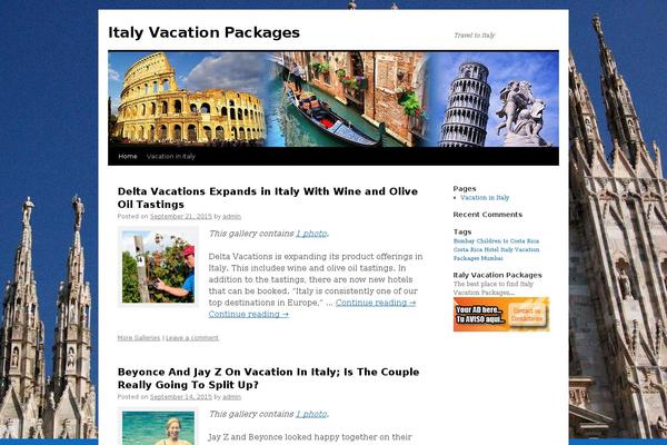WordPress website example screenshot