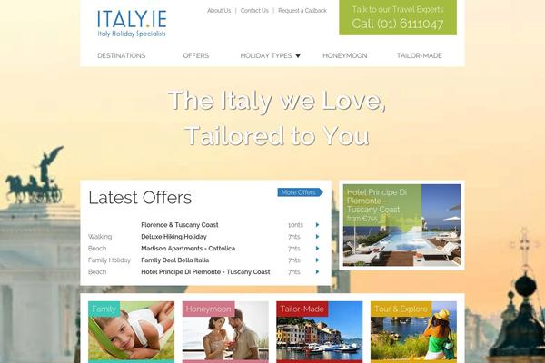 italy.ie site used Italy
