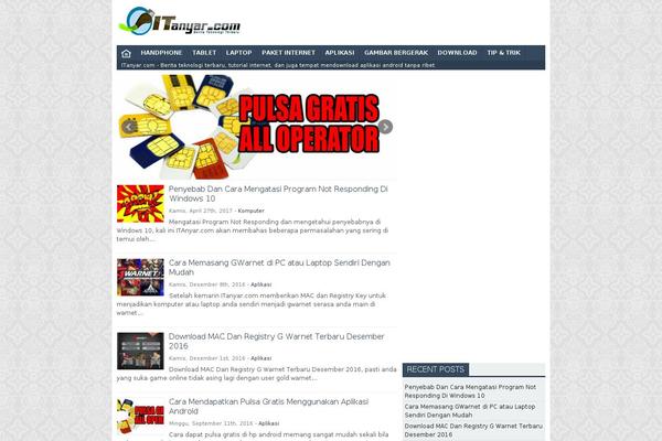 WordPress website example screenshot
