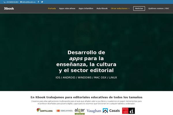 itbook.es site used Divi-space-child