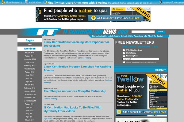 itcertificationnews.com site used Itcertificationnews