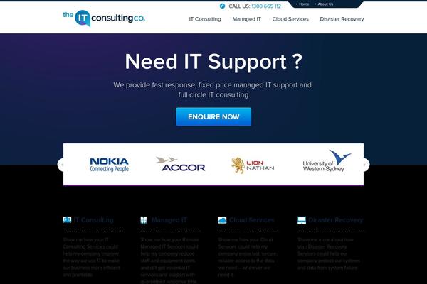 itconsulting theme websites examples