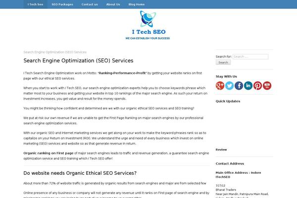 itechseo.com site used Kotetsu