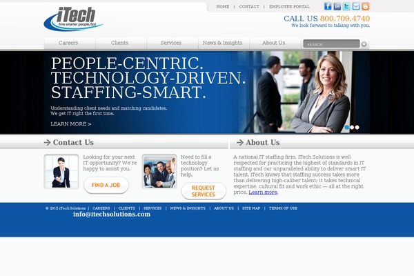 itechsolutions.com site used Ampcus-itech