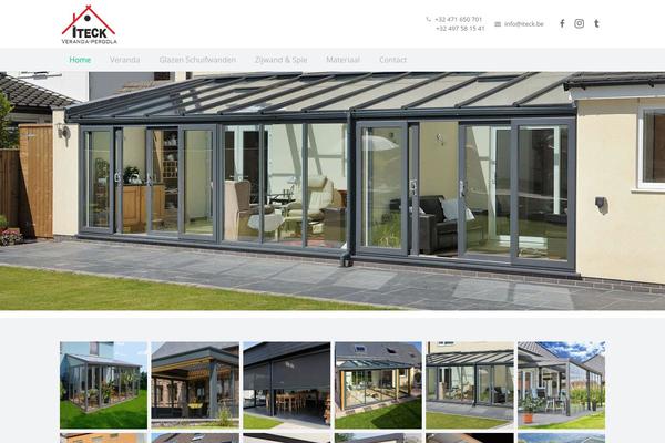 Impreza theme site design template sample